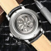 Mechanical Watches Manufacturer | Custom Wandering Hour Watch Nautical Compass Design