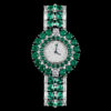 Mechanical Watches Manufacturer | Emerald Jewelry Quartz Bracelet Decorative Watch