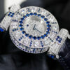 Mechanical Watches Manufacturer | Diamond-encrusted Round Dial Exudes Elegance