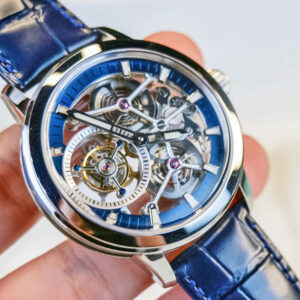 Custom skeleton tourbillon watc
