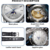 Mechanical Watches Manufacturer | Cloud Drift Moon Phase Automatic Watch