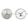 Miyota 9015 modified movement module with full calendar and moon phase complication