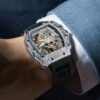 Mechanical Watches Manufacturer | Transparent Tonneau Skeleton Movement