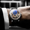Mechanical Watches Manufacturer | Abyssal Nebula Guilloché Skeleton Timepiece