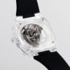 Mechanical Watches Manufacturer | Transparent Square Modular Skeleton Watch