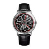 Mechanical Watches Manufacturer | Racing Inspired Wheels Skeleton Red
