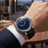 Luxury wandering hour mechanical watch lifestyle shot, custom microbrand watch OEM by WatchesHome.