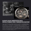 Mechanical Watches Manufacturer | Mechanical honeycomb doubel Tourbillon