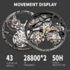 Mechanical Watches Manufacturer | Mechanical honeycomb doubel Tourbillon