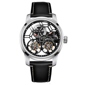 Mechanical Honeycomb Double Tourbillon