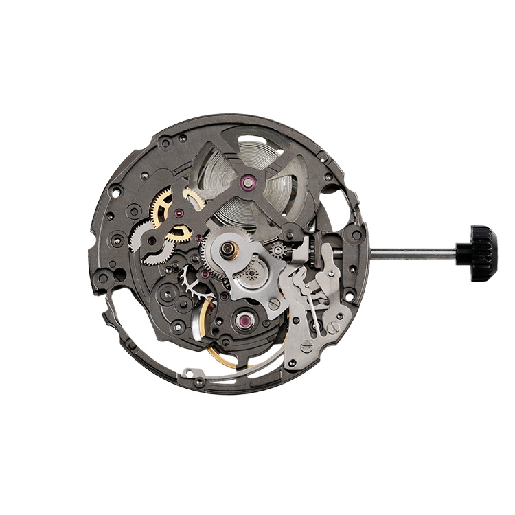 Custom skeletonized Miyota 9015 automatic movement with ultra thin 3.9mm profile