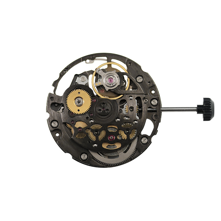 Custom skeletonized Miyota 9015 automatic movement with ultra thin 3.9mm profile