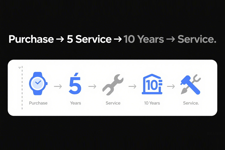 Watch warranty process
