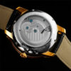 Exhibition caseback of dragon qilin mechanical watch