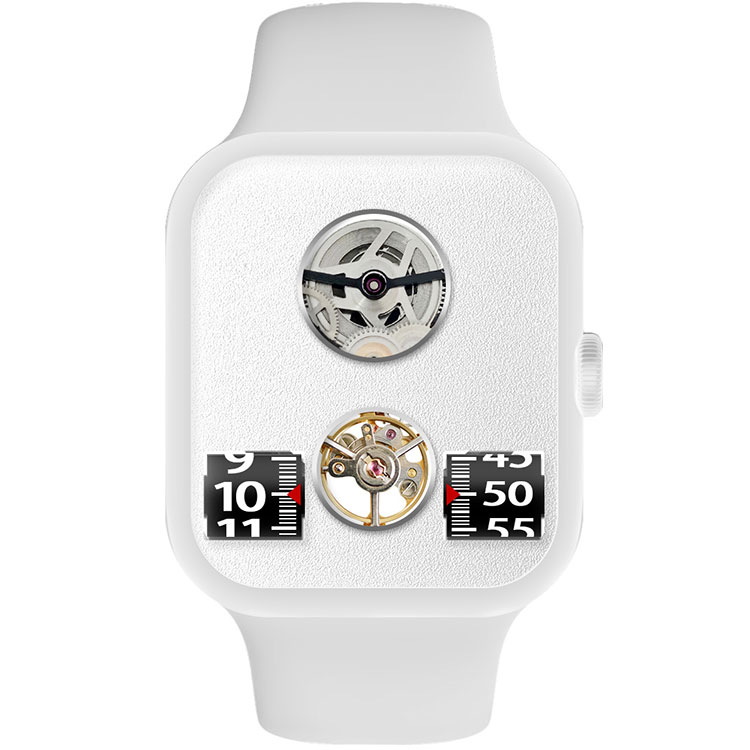 Mechanical Watches Manufacturer | Cyberpunk Mechanical Aesthetics White