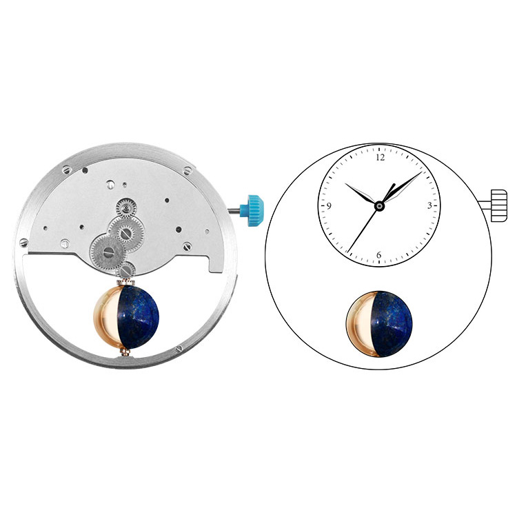 Mechanical Watches Manufacturer | 6T15 Skeleton Movement with Day-Night Display