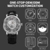 Mechanical Watches Manufacturer | Space Steel and Motorcycle Power Jump Hour Gray