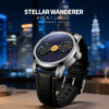 Mechanical Watches Manufacturer | Aventurine Celestial Orbit Wandering Hour Mechanical Watch