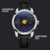 Mechanical Watches Manufacturer | Aventurine Celestial Orbit Wandering Hour Mechanical Watch