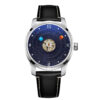 Blue goldstone solar system planet watch, automatic starry sky astronomical timepieces manufacturing supply for brands.