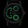 Mechanical Watches Manufacturer | OEM Cyber Orbital Aventurine Watch Dual Dial Custom