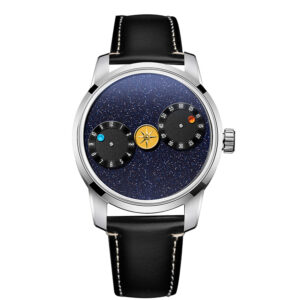Aventurine Celestial Orbit Wandering Hour Mechanical Watch