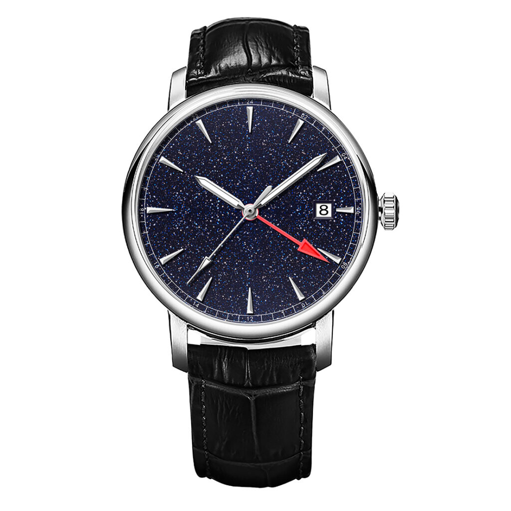 Mechanical Watches Manufacturer | Aventurine Starry Sky GMT Mechanical Watch