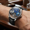 Mechanical Watches Manufacturer | 24 Hour & Day-Night Display Skeleton Automatic Watch