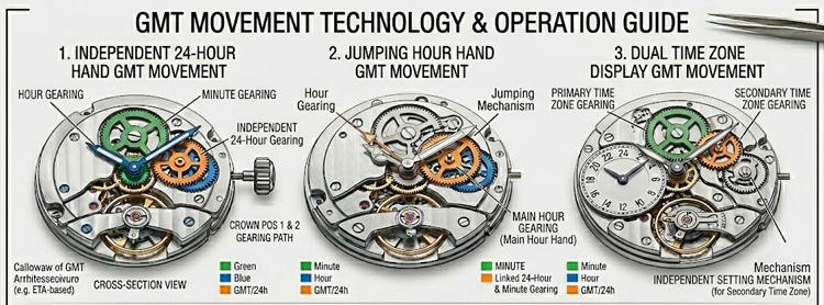 Mechanical Watches Manufacturer | GMT Watches for Travelers: Master Dual-Time with Confidence
