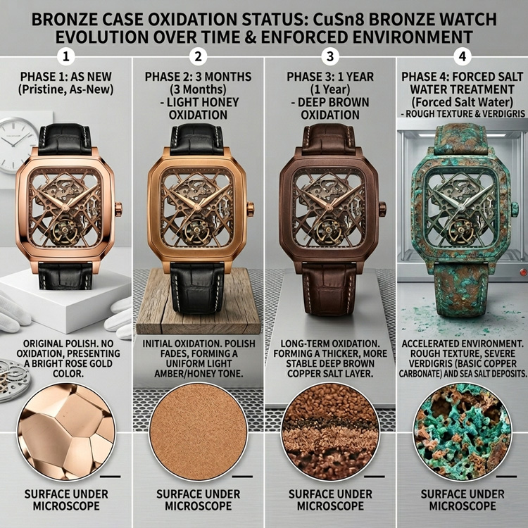 Mechanical Watches Manufacturer | Bronze Watches: Patina Development and Maritime Heritage