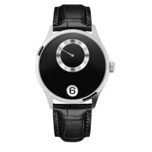 Minimalist Jumping Hour Watch | Luxury Architectural Design