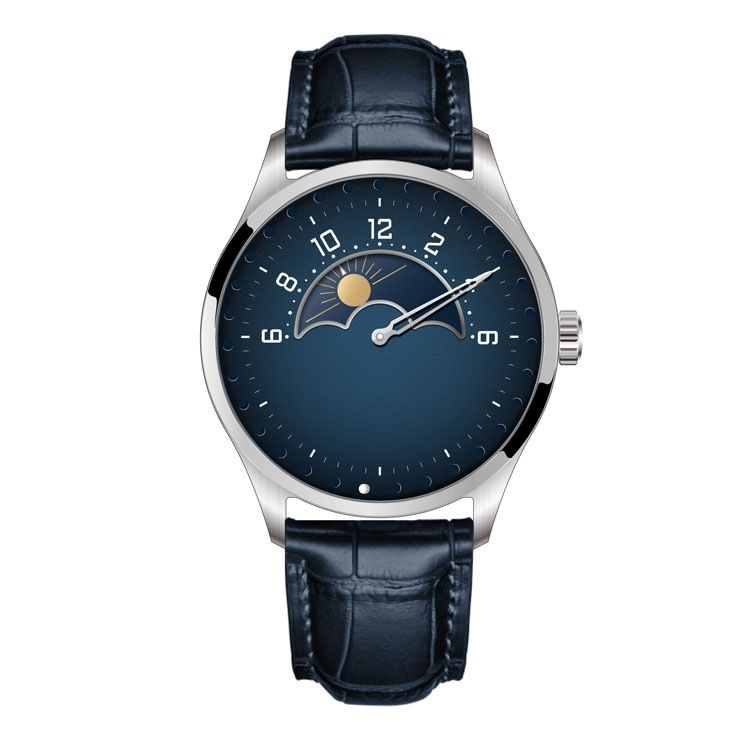 Mechanical Watches Manufacturer | Arch Day-Night Automatic Watch: Unique Pointerless Date