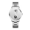 Vintage racing dashboard style jumping hour watch with steel bracelet by OEM manufacturer